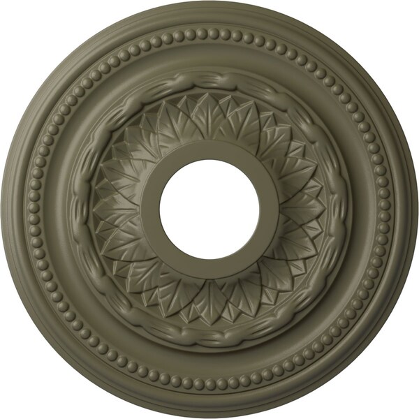 Ekena Millwork Galway Ceiling Medallion (Fits Canopies up to 3 1/4"), 15 3/4"OD x 3 1/4"ID x 1"P, Spartan Stone CM15GASSF - main